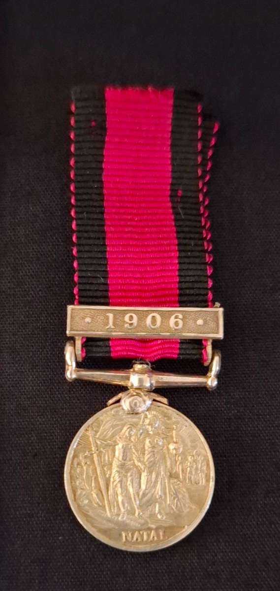 NATAL REBELLION Miniature Medal 1906                            E155