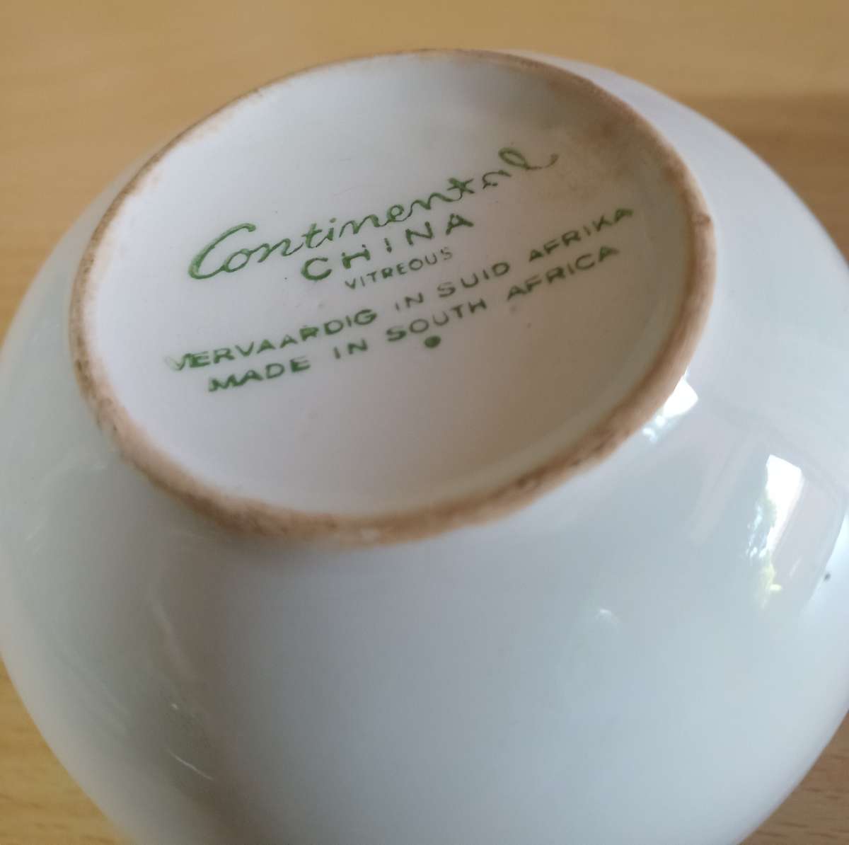 Continental China sugar bowl