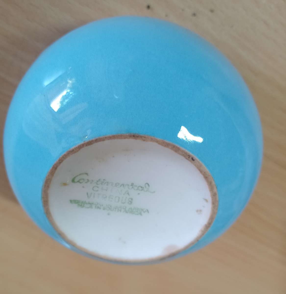 Continental China sugar bowl