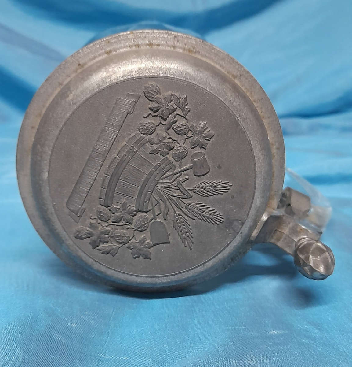 Pilsner Urquell glass stein