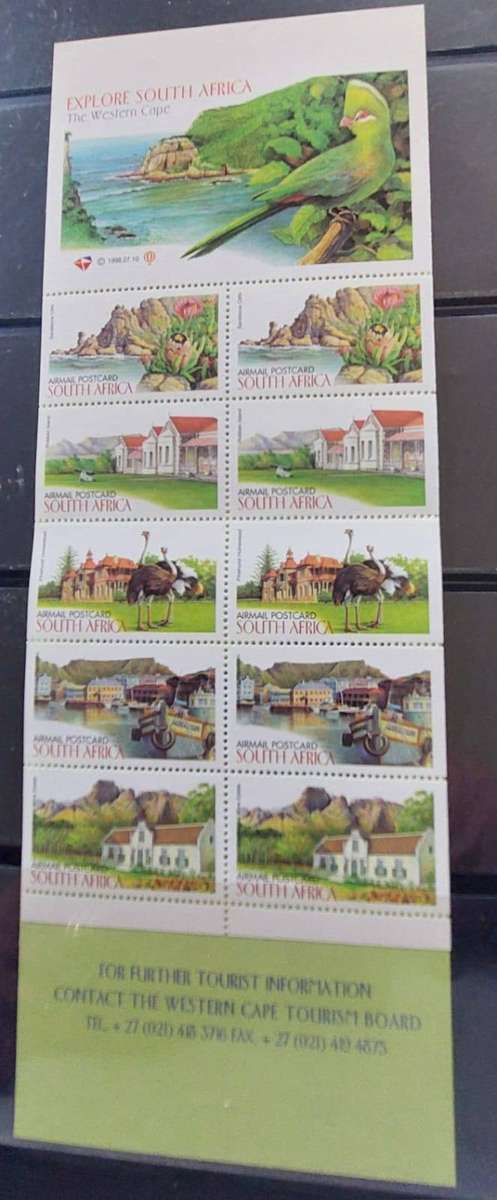 RSA - 1998 - SACC 1134 - Explore South Africa - Western Cape - Booklet with 10 stamps - MNH
