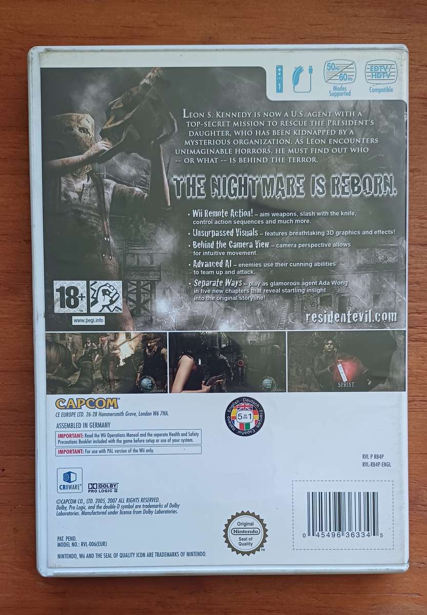 Resident Evil 4 Wii Edition CIB