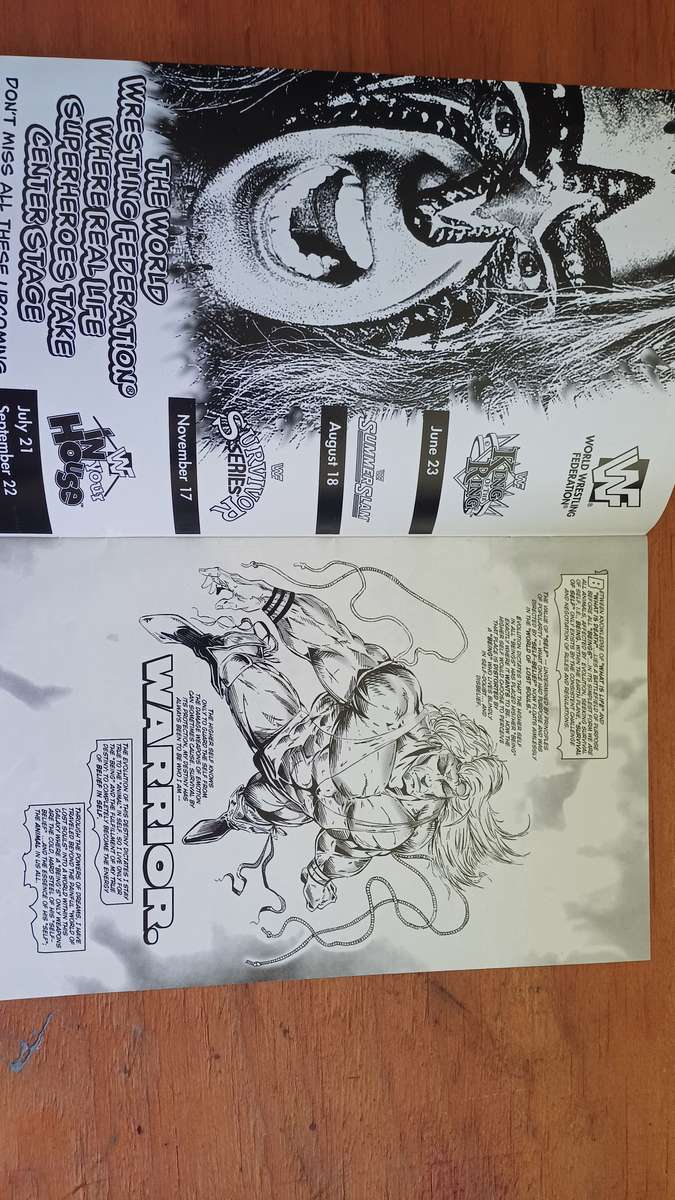 Warrior (Mini Comic) WWF