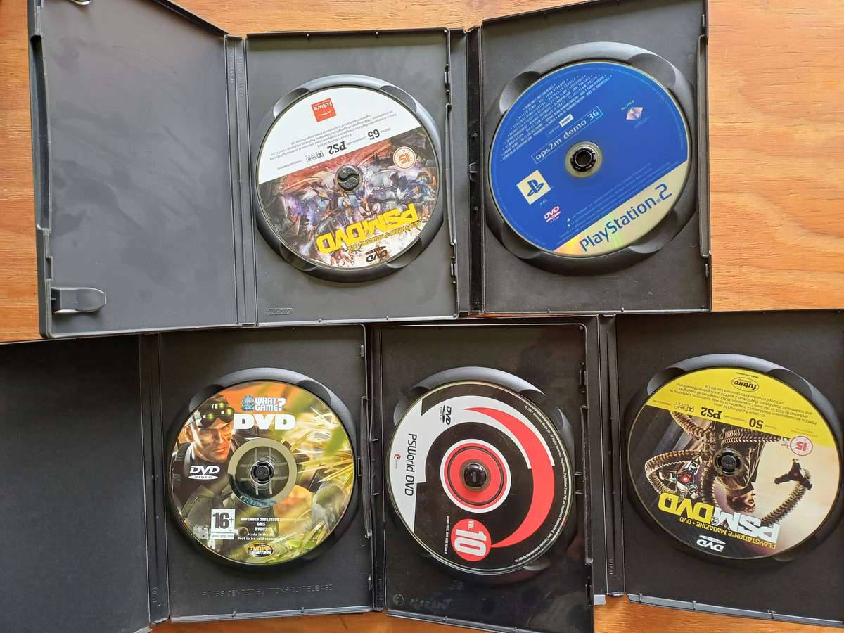 5x PS2 Magazine Demo disc