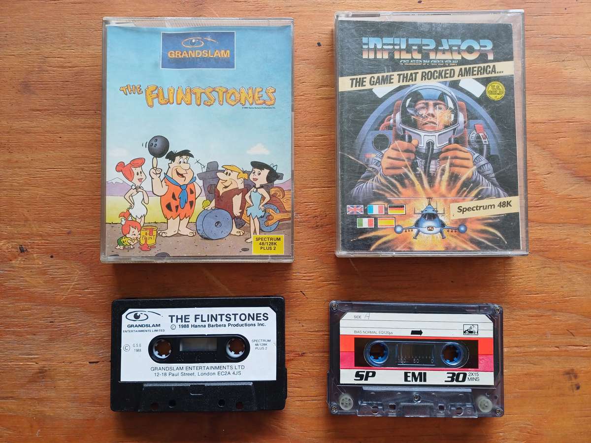 Spectrum Games x2 Flintstones and Infiltrator