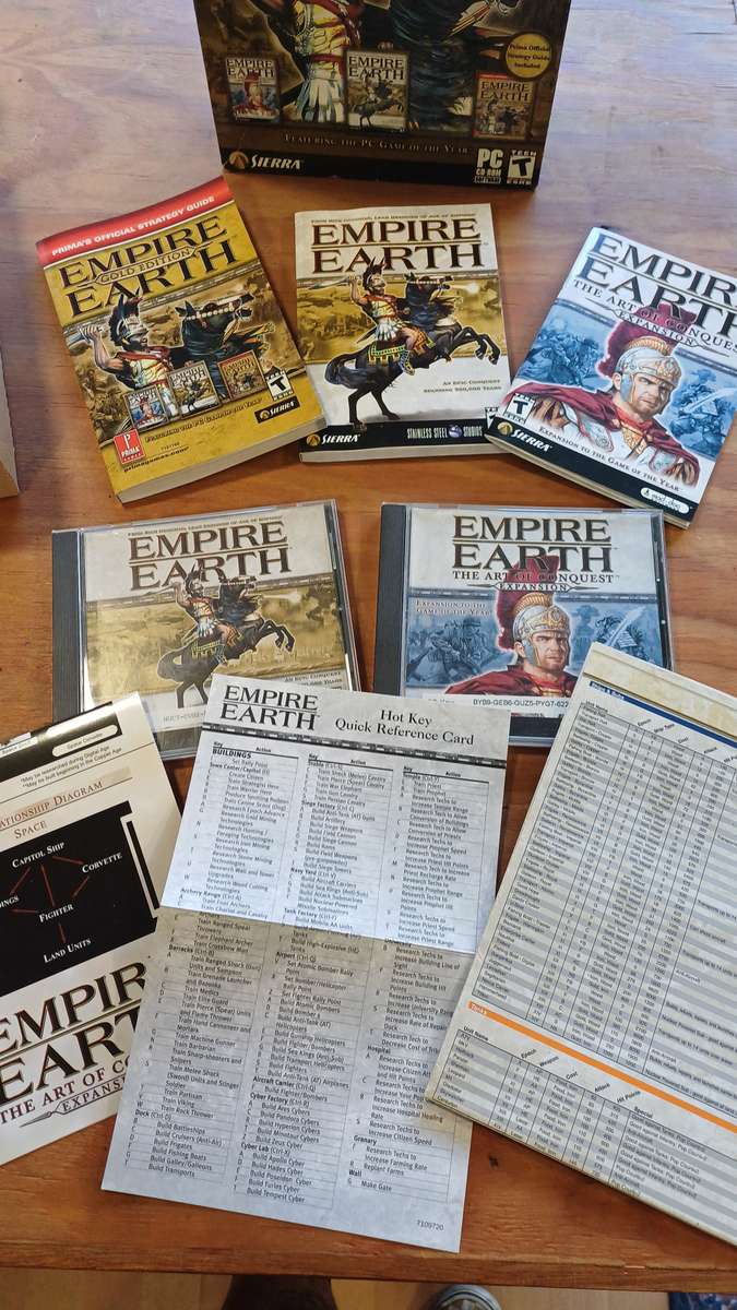 BIG BOX Empire Earth Gold Edition CIB