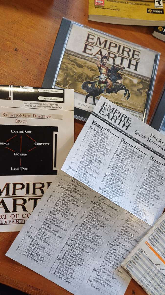 BIG BOX Empire Earth Gold Edition CIB