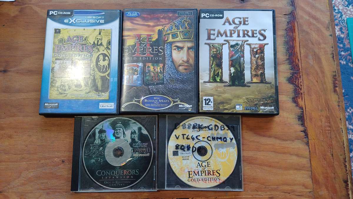 Age of Empire Bundle II & III (What you see is what you get)