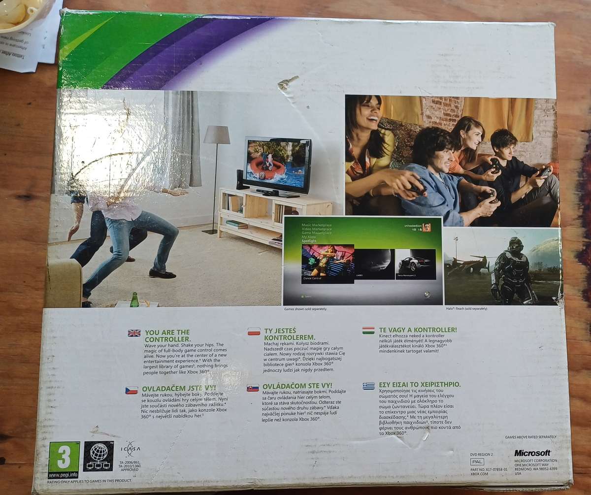 Xbox 360 Console only in BOX (READ Description before bidding)