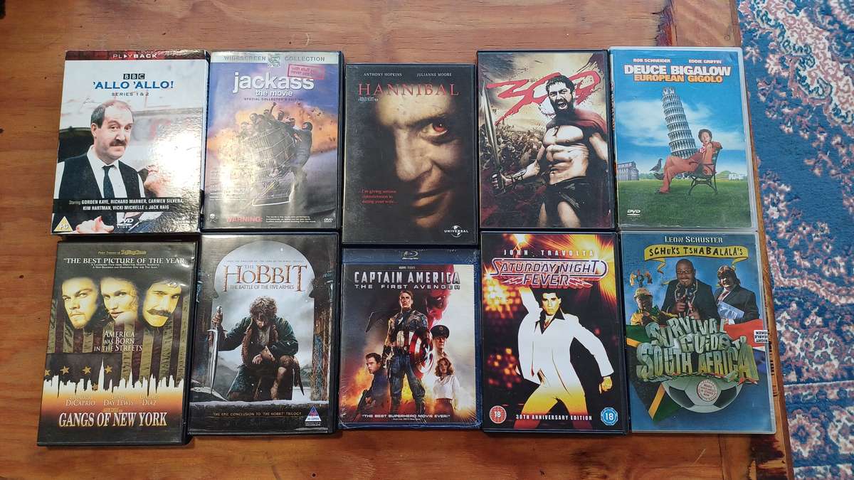 DVD LOT of  9 Movies one series