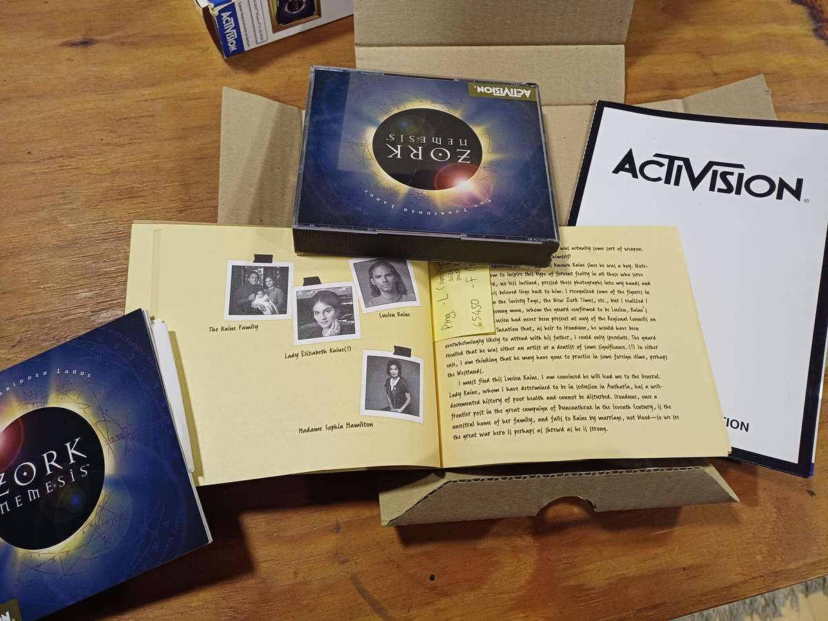 Zork Nemesis BIG BOC (Essentials Collection) CIB See photos