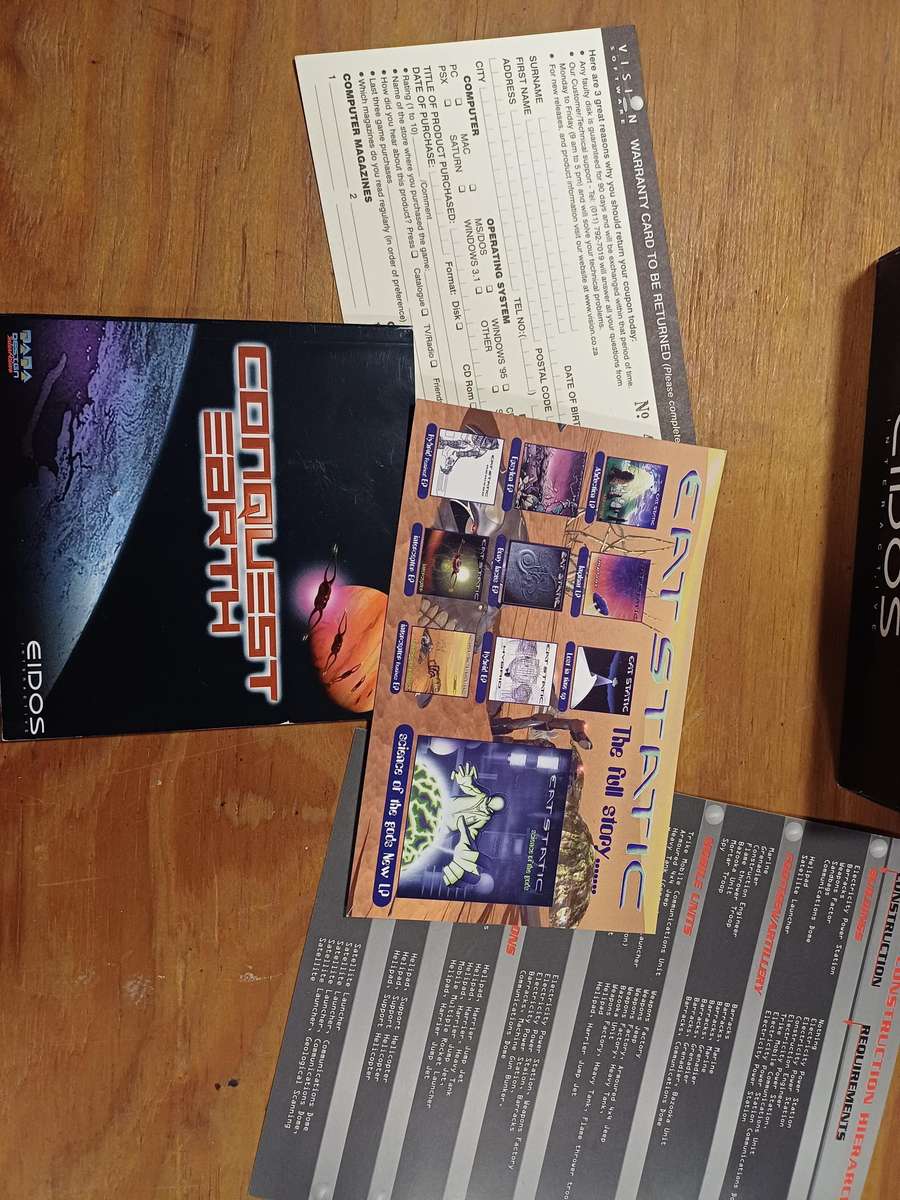 Conquest Earth BIG BOX CIB