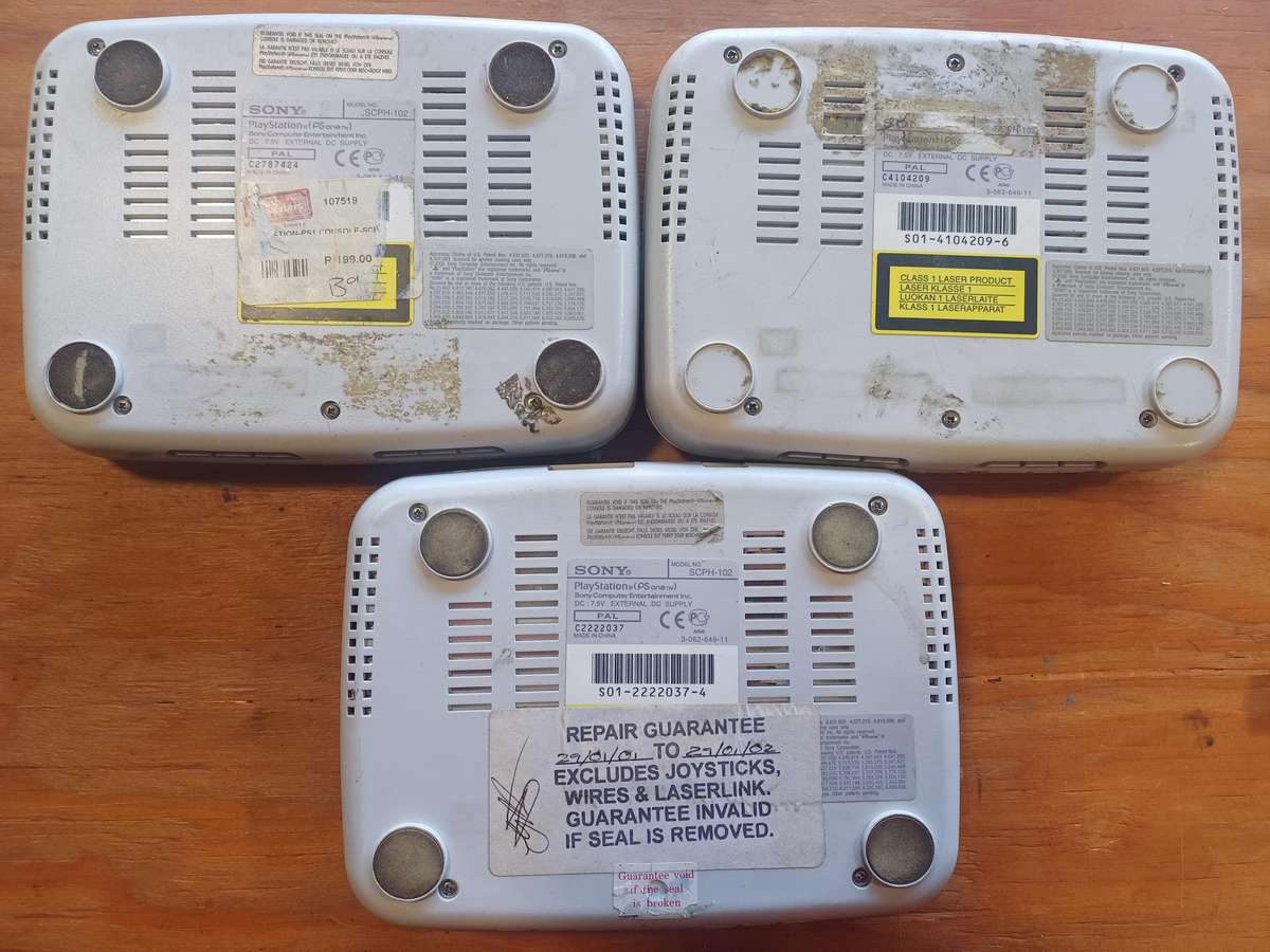 3x PSOne console bundle (Read description before bidding)