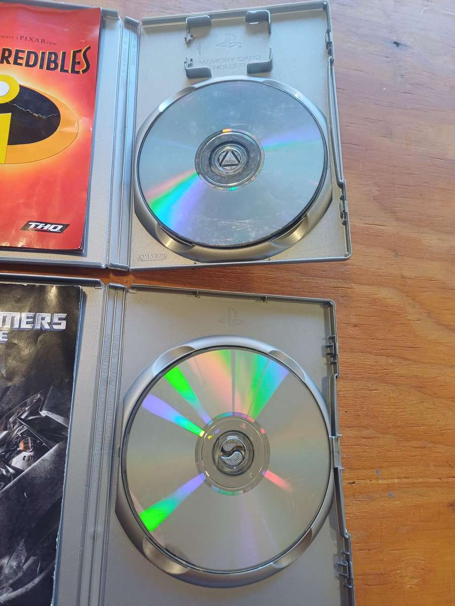 PS2 Incredibles and Transformers