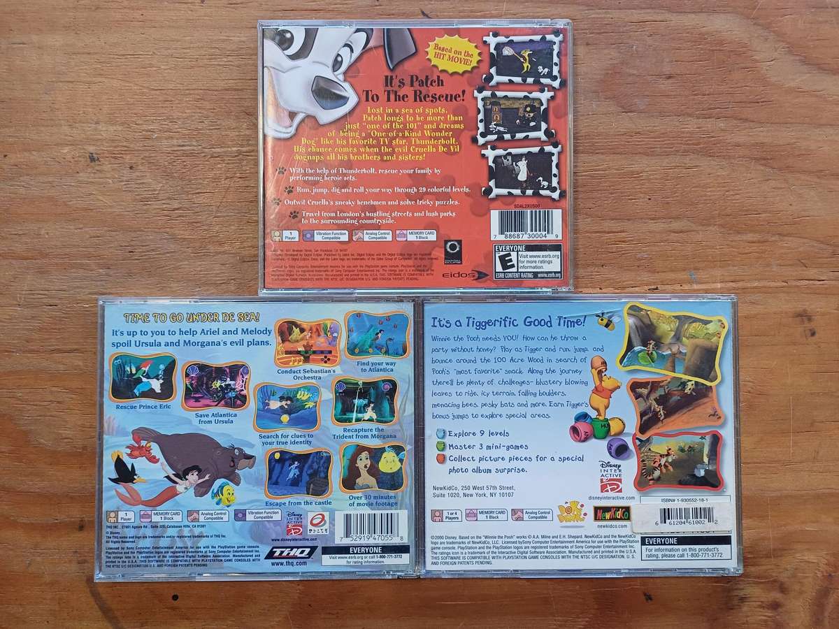 Ps1 Disney Games Original NTSC