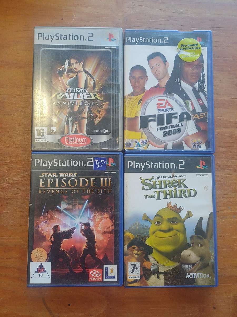 4x PS2 Games