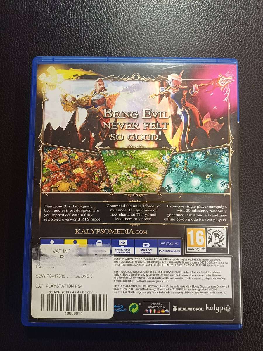 Dungeons III Extremely Evil Edition PS4