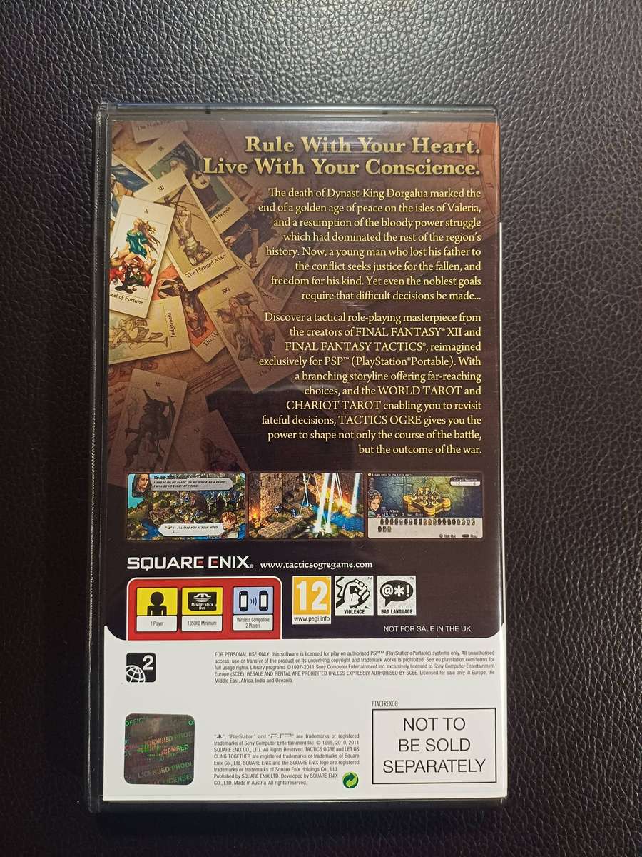 Tactics Ogre PSP Premium Edition (Very Rare)