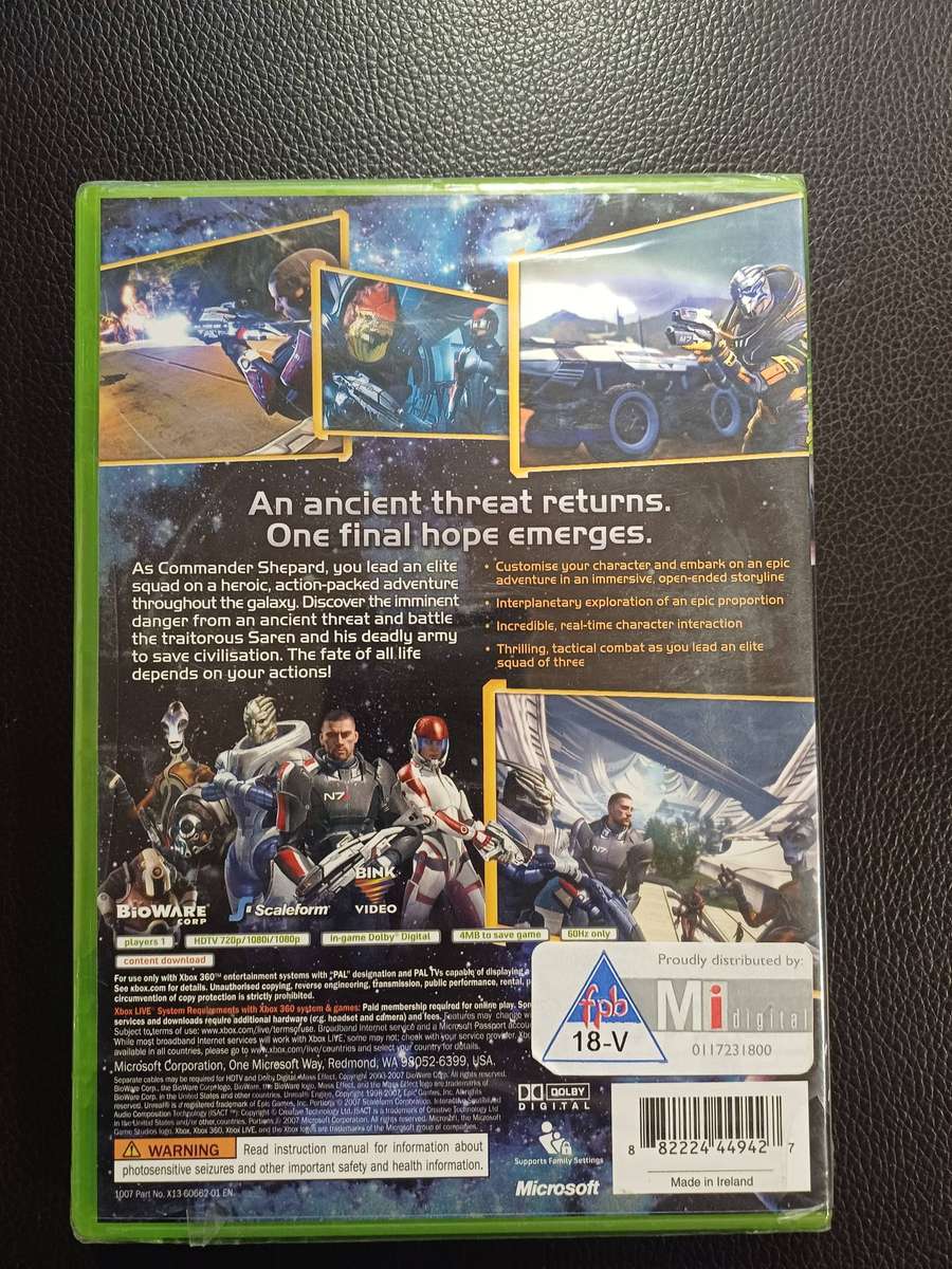 Mass Effect XBOX 360 (FACTORY SEALED)