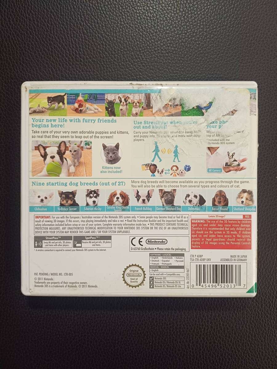 Nintendogs+ Cats 3DS CIB