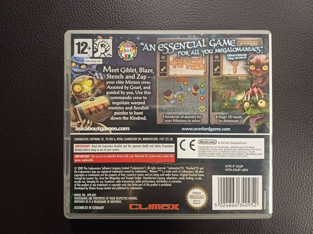 Overlord Minions NDS CIB