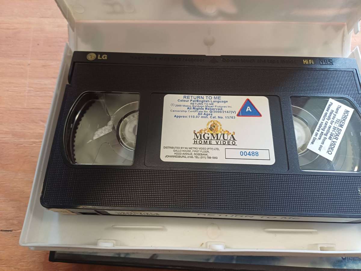 Death Warrant and Return to me on VHS