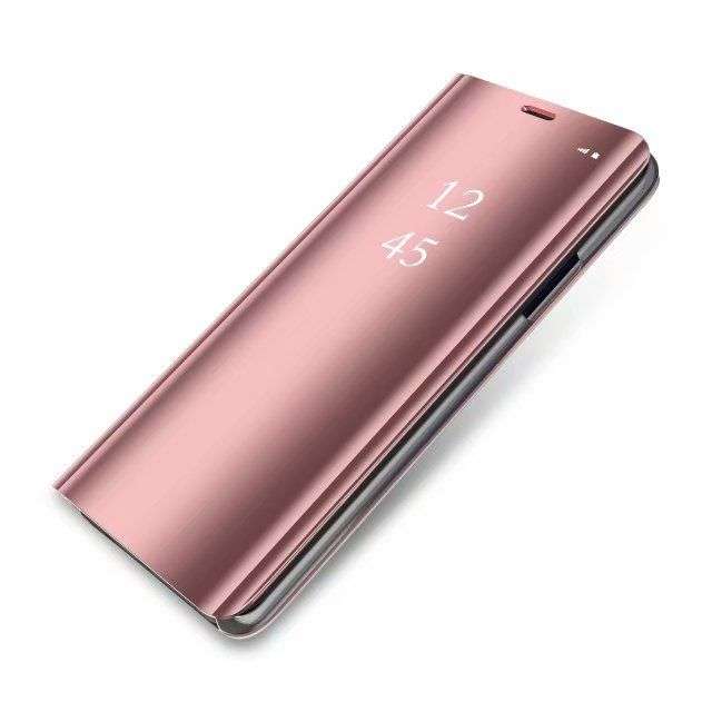 Samsung Galaxy S10+ Mirror Flip Phone Case - Pink - Compatible