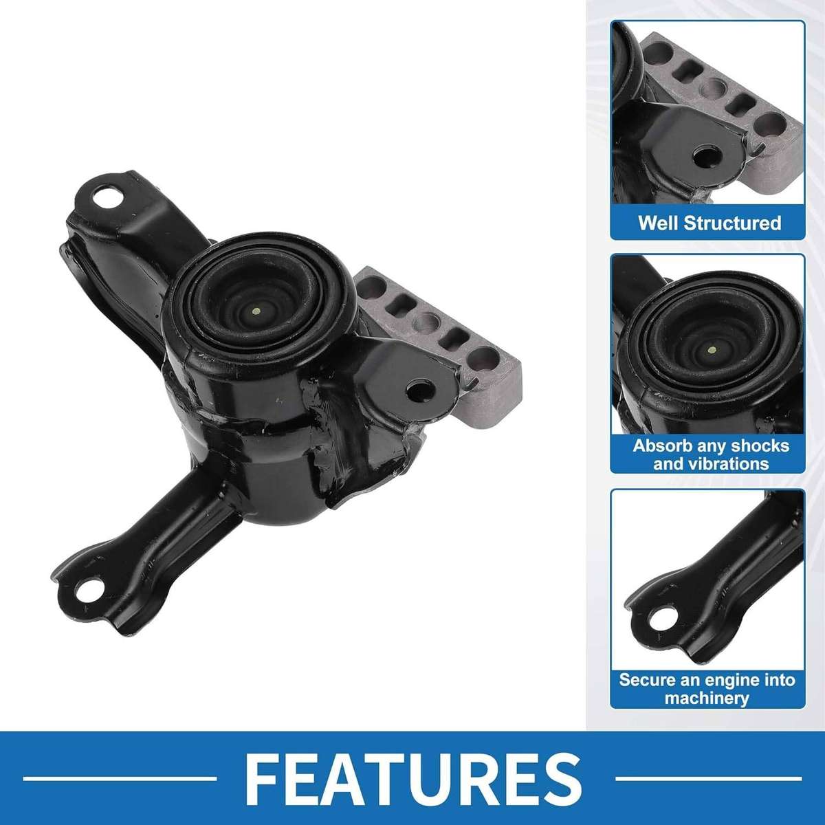 Engine Motor Mount No.21810G6000 Engine Mounting for Kia Picanto 2017-2024 Metal