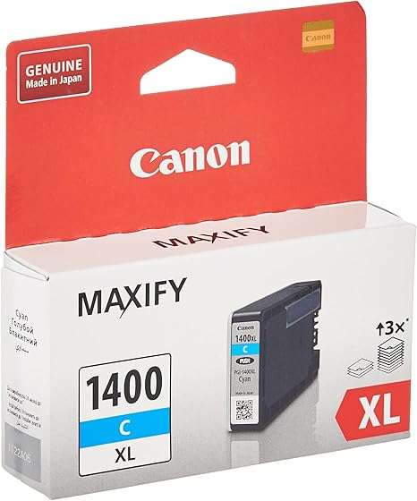 Canon PGI-1400XL Ink Cartridge for Canon MAXIFY MB2340 Series Printer, Cyan
