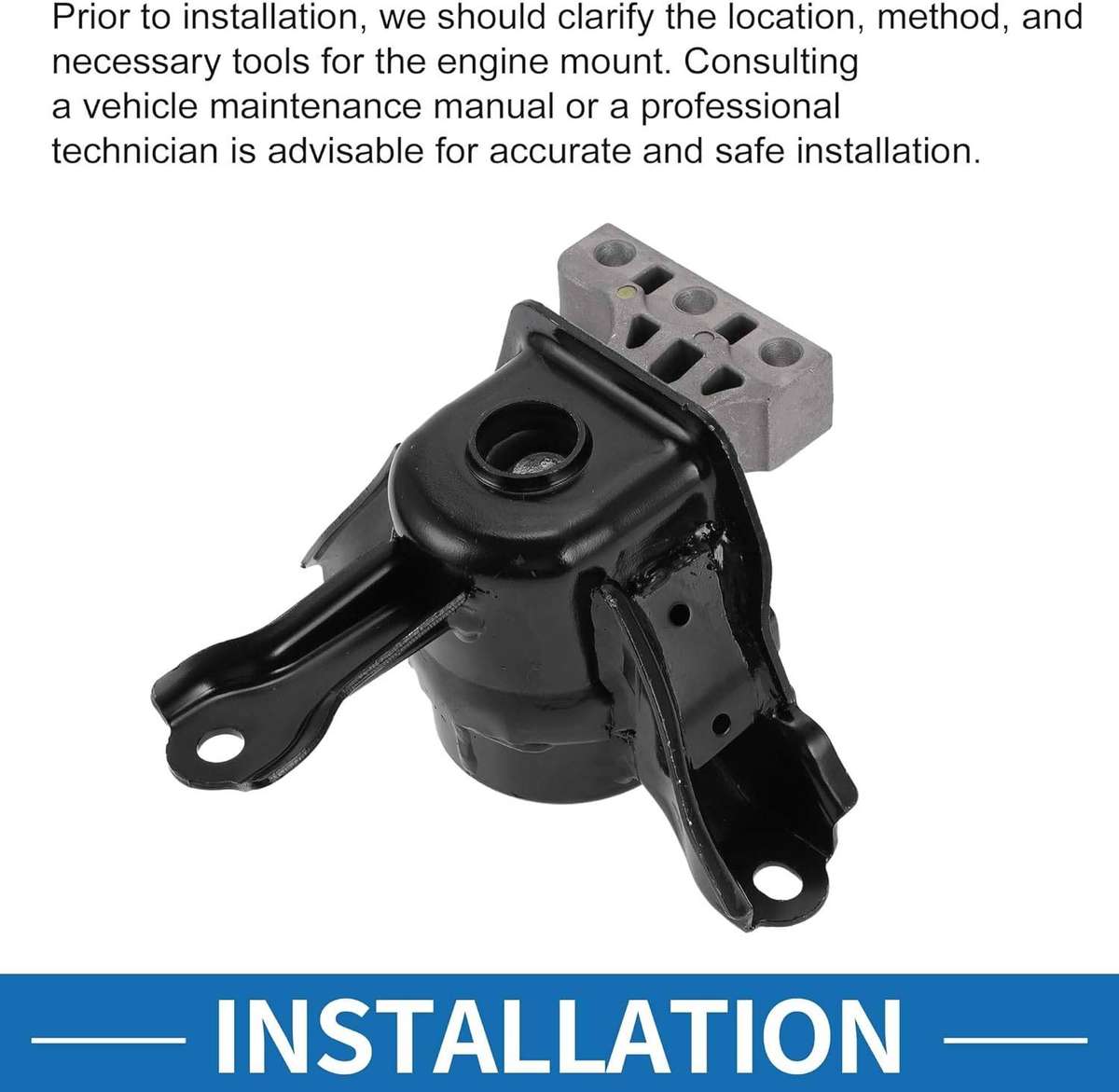 Engine Motor Mount No.21810G6000 Engine Mounting for Kia Picanto 2017-2024 Metal