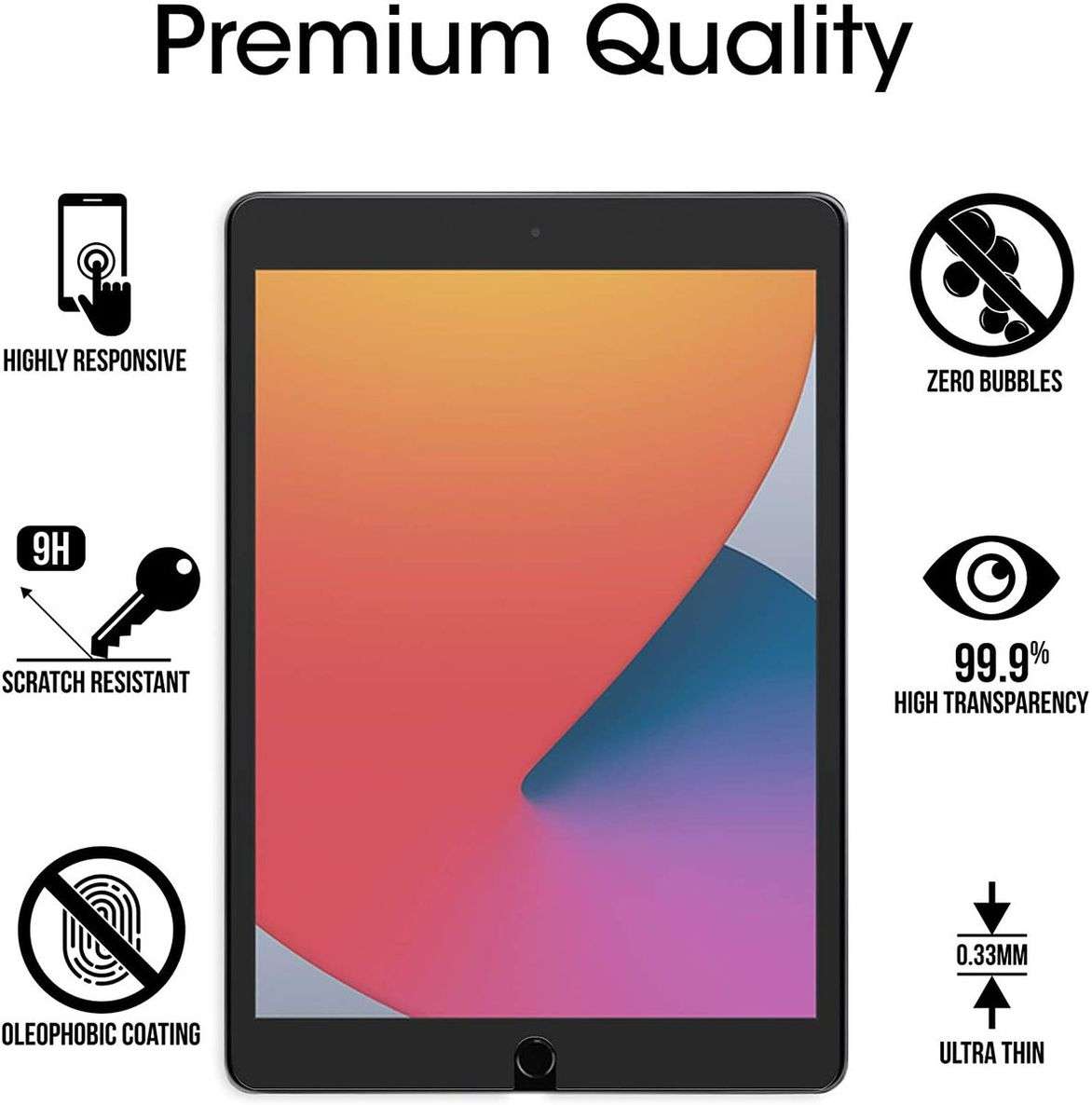 iPad Mini 1/2/3 Tempered Glass Screen Protector
