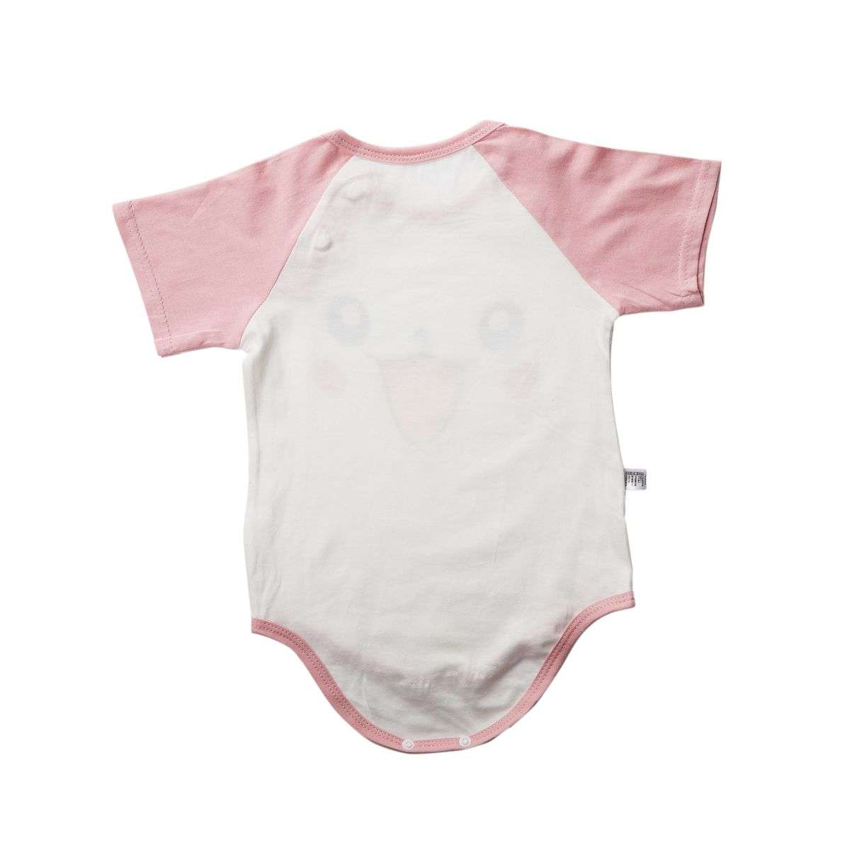 All Heart Bear Face Print Baby Grow - 3-6 months