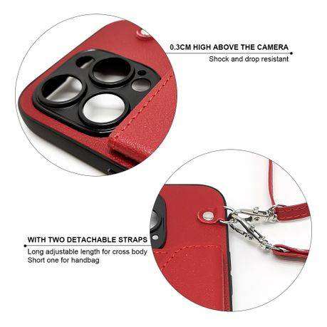 Leather Crossbody Phone Case, Purse and Cardholder for iPhone 14