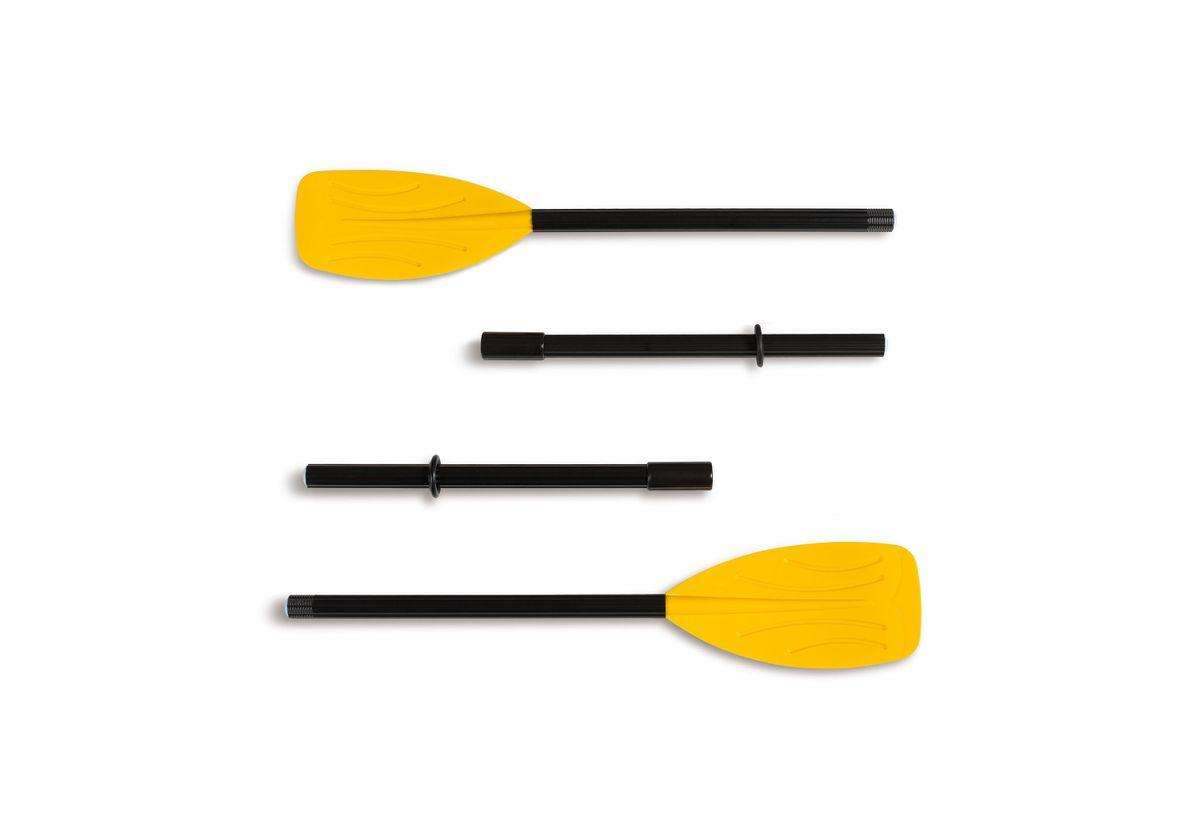 Intex - Kayak Paddle and Boat Oars Combo - Black/ Yellow