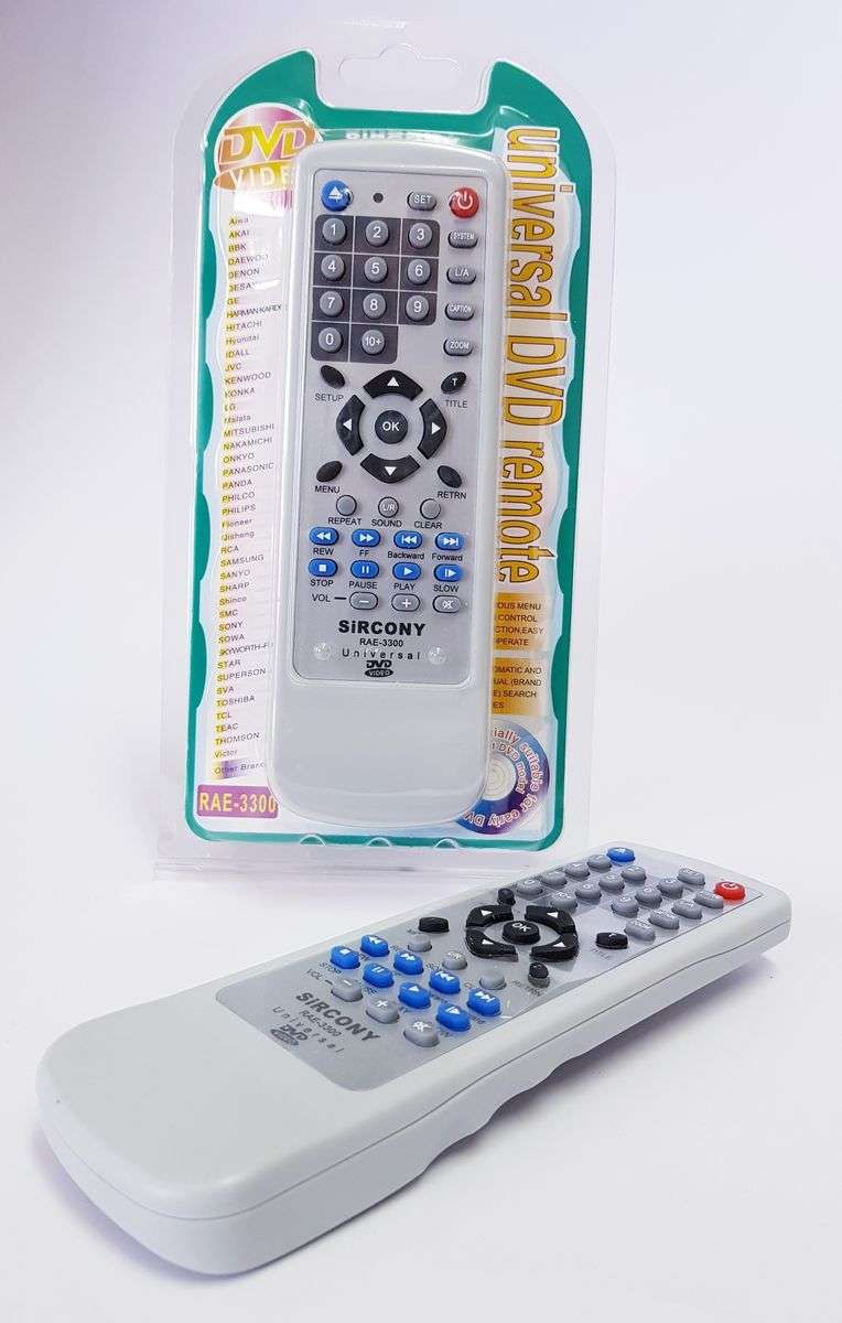 SiRCONY Universal DVD Remote