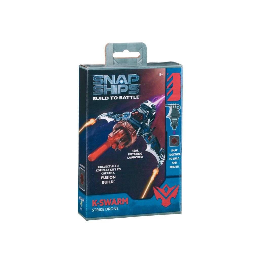 SNAP SHIPS Strike Combat Drone Building Toy (23 Pieces)