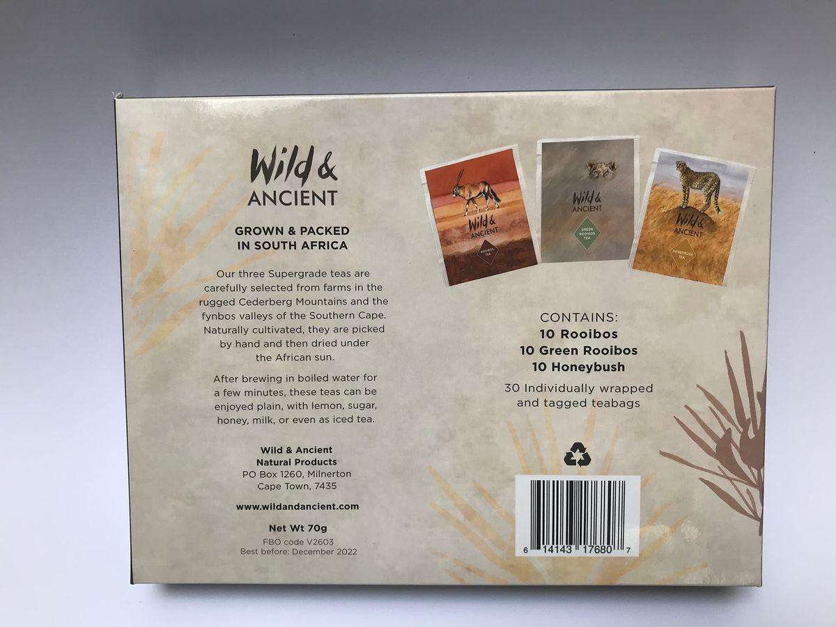 Wild and Ancient Rooibos Tea gift box