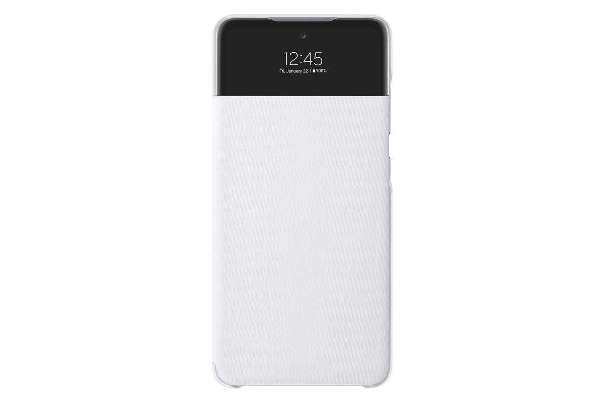 Samsung Galaxy A72 S View Wallet Case-White