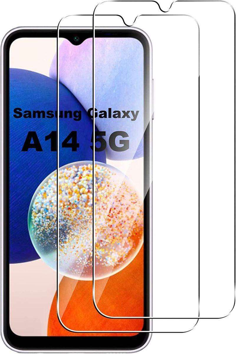TRON Tempered Glass Screen Protector for Samsung Galaxy A14 - Pack of 2