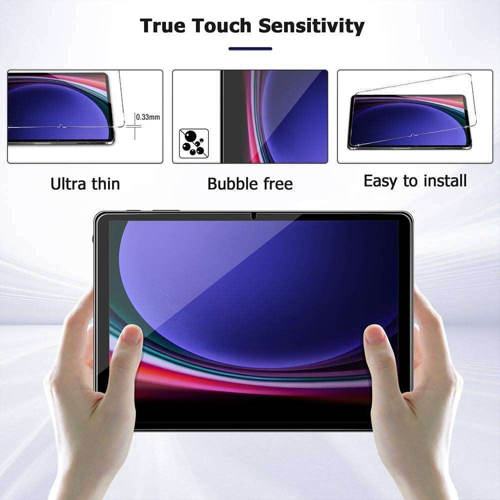 TRON Tempered Glass Screen Protector Made for Samsung Galaxy Tab S9 / S9 FE