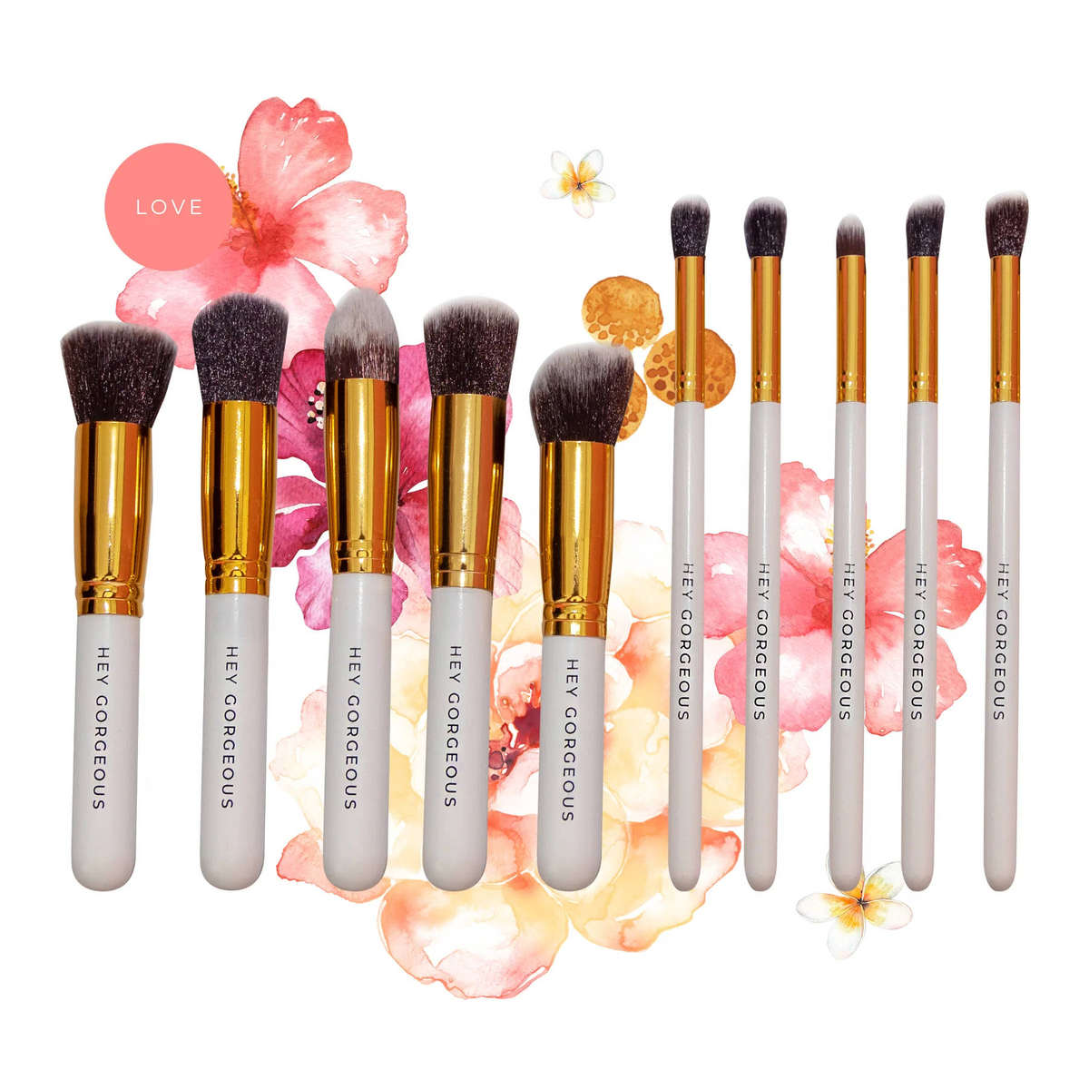 Gorgeous Make-Up Brushes (10 piece)