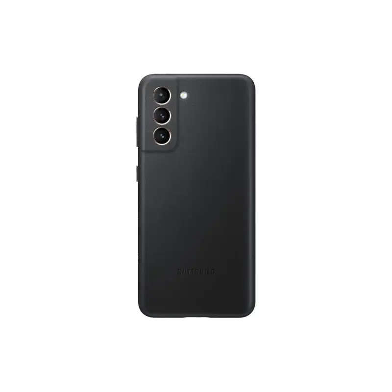 Samsung Galaxy S21 5G Leather Cover - Black