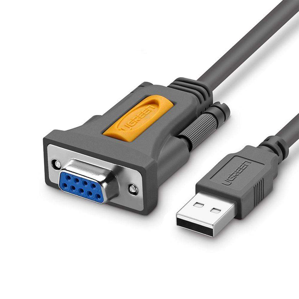 UGreen 20201 USB2.0 M to DB9 RS232 F 1.5m Cab-GY