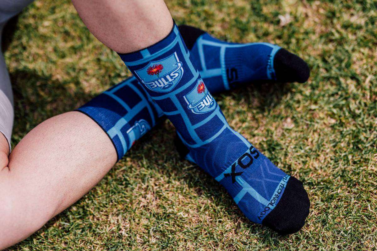 Sox Footwear Blue Bulls Square Crew Socks - Medium