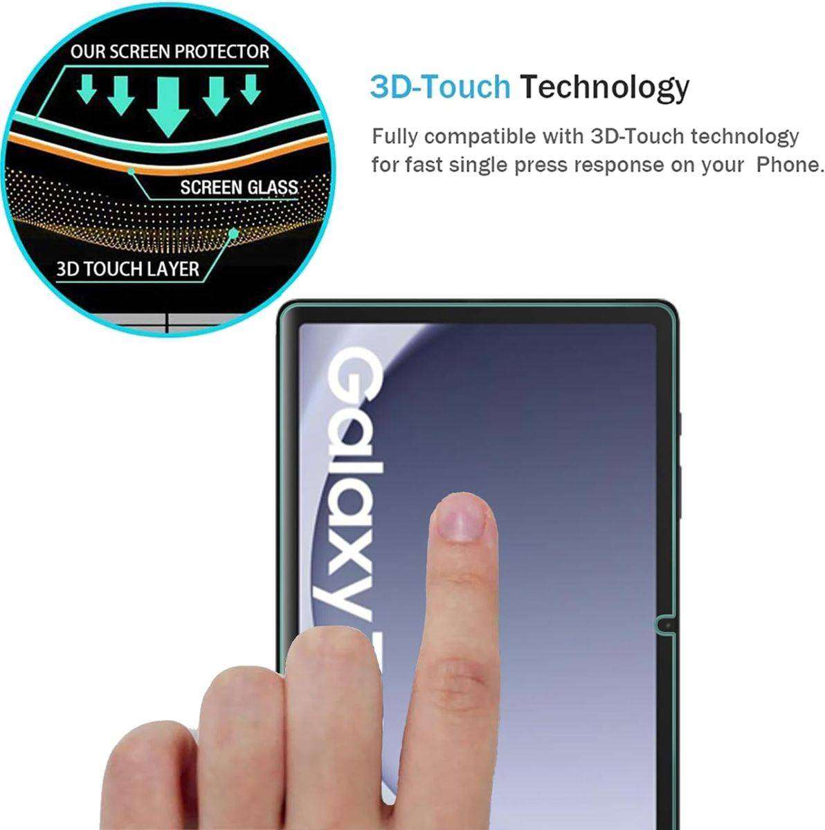 TRON Tempered Glass Screen Protector for Samsung Galaxy Tab A9 Plus - 2023