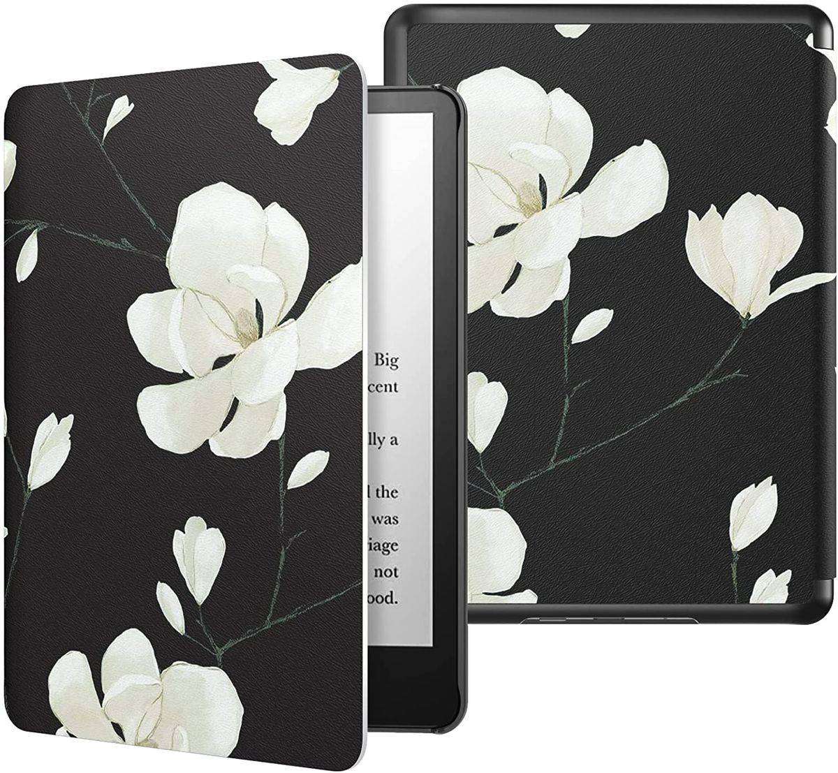 Smart Cover for Kindle PaperWhite 6.8" (Gen 11) - Flower Patterns