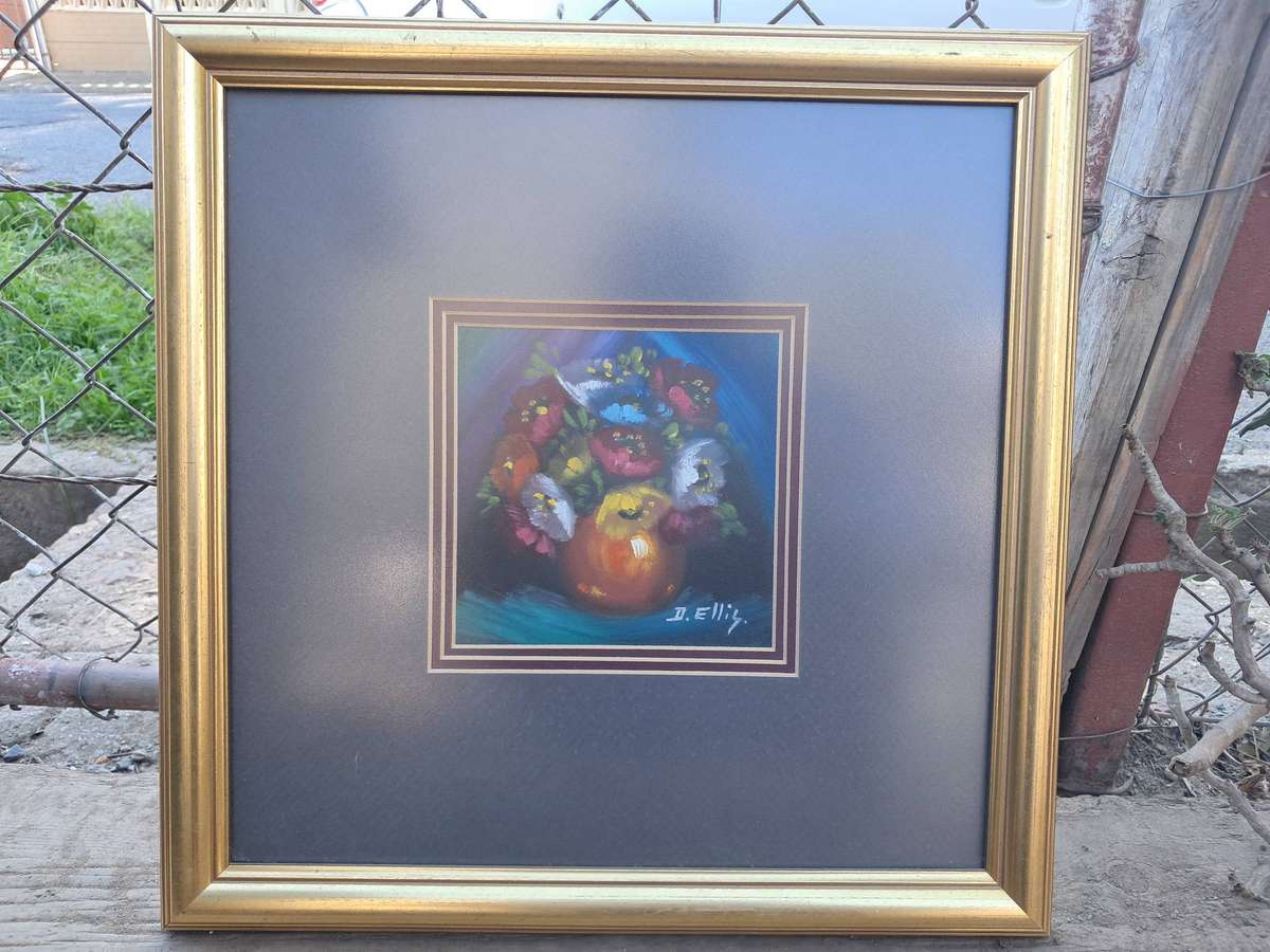 original oil painting by artist D. Ellis