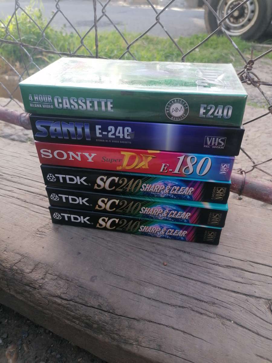 New old stock VHS tapes. Bid per item