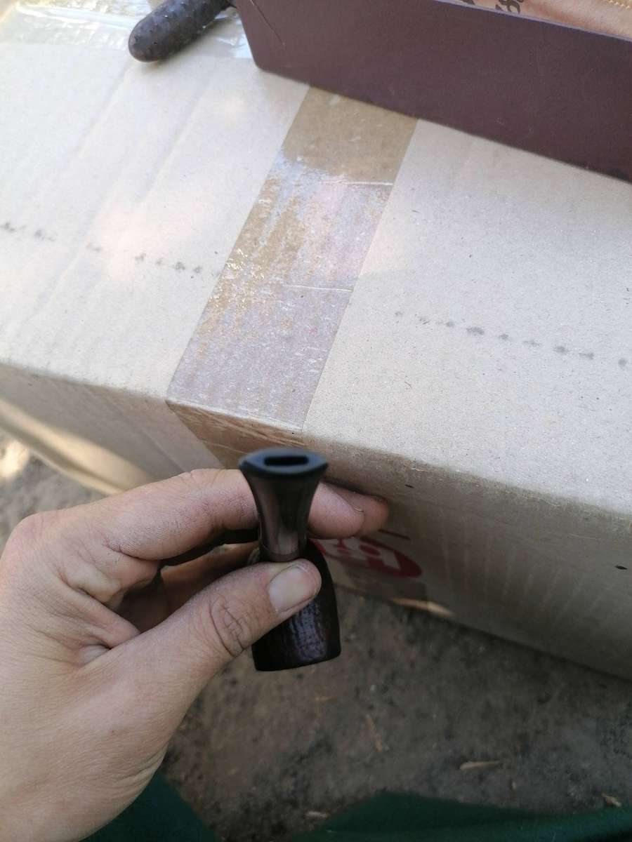 Vintage pype with box and pipe reamer