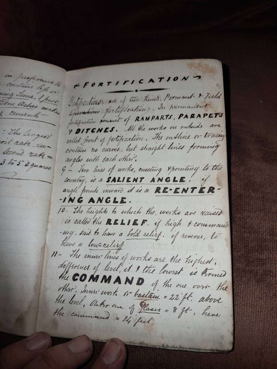 1863 note book